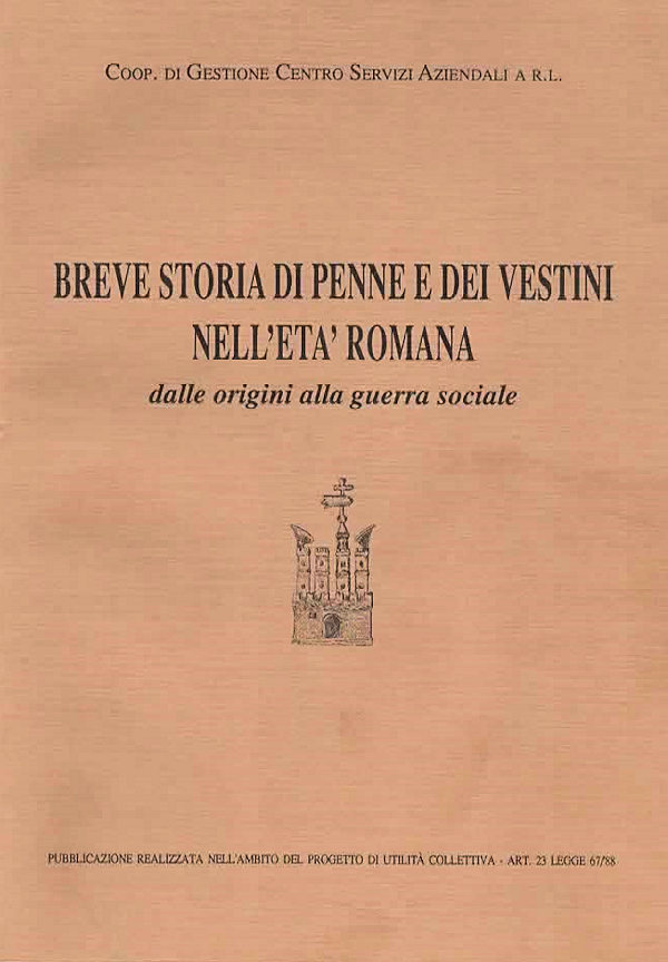1992 - Breve storia di Penne e dei Vestini nell'età romana